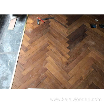 Black Walnut Copper Parquet Engineered Wooden Flooring